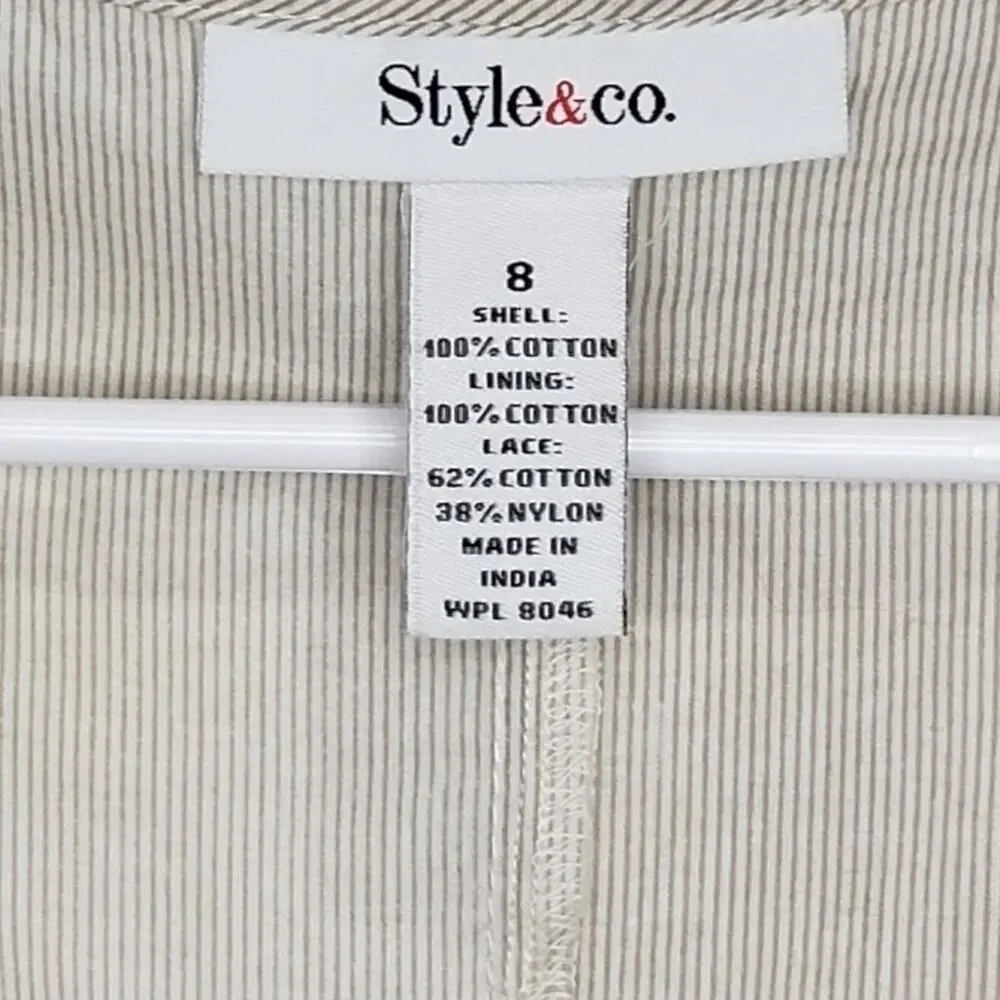 Style and Co. Boho Multi Media Patchwork Handkerchief Tank Top